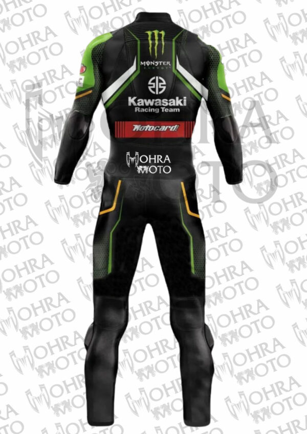 Kawasaki Alex Lowes 2020 Racing Leather Suit - Image 2