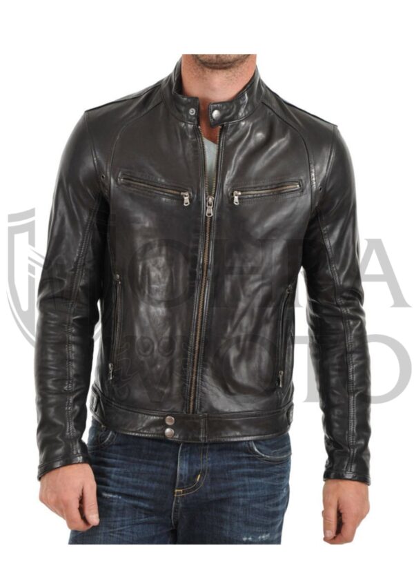 Betox Bomber Leather Jacket