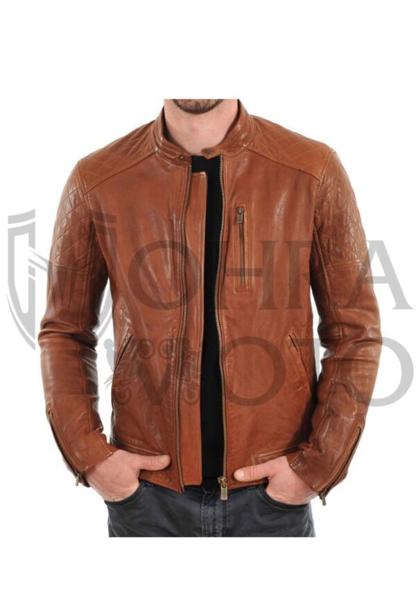 Browni Quilted Leather Jacket