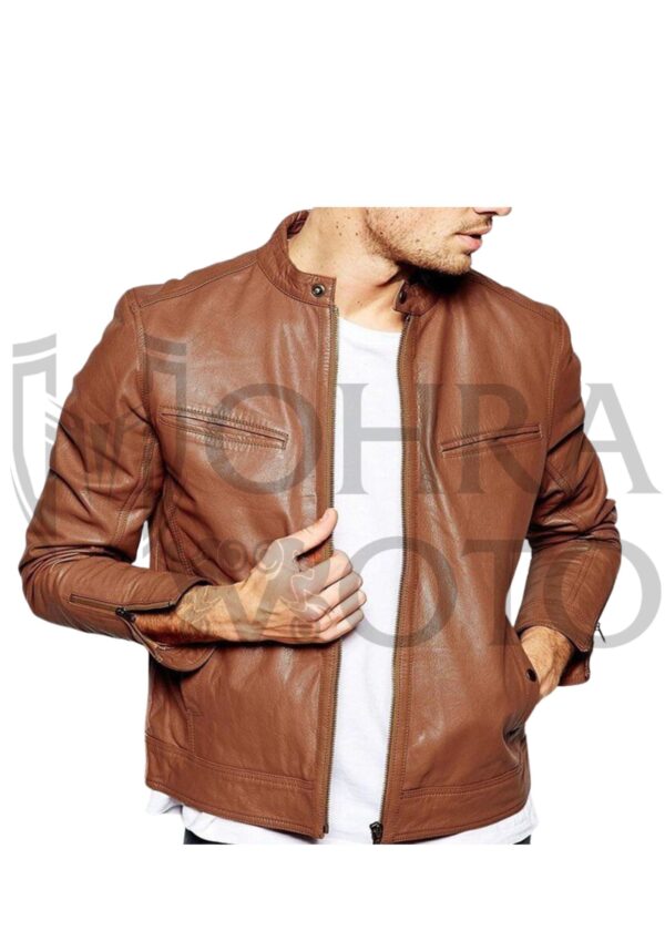 Fero Bomber Leather Jacket