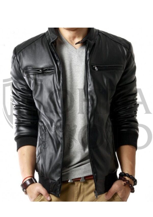 Paloe Bomber Leather Jacket