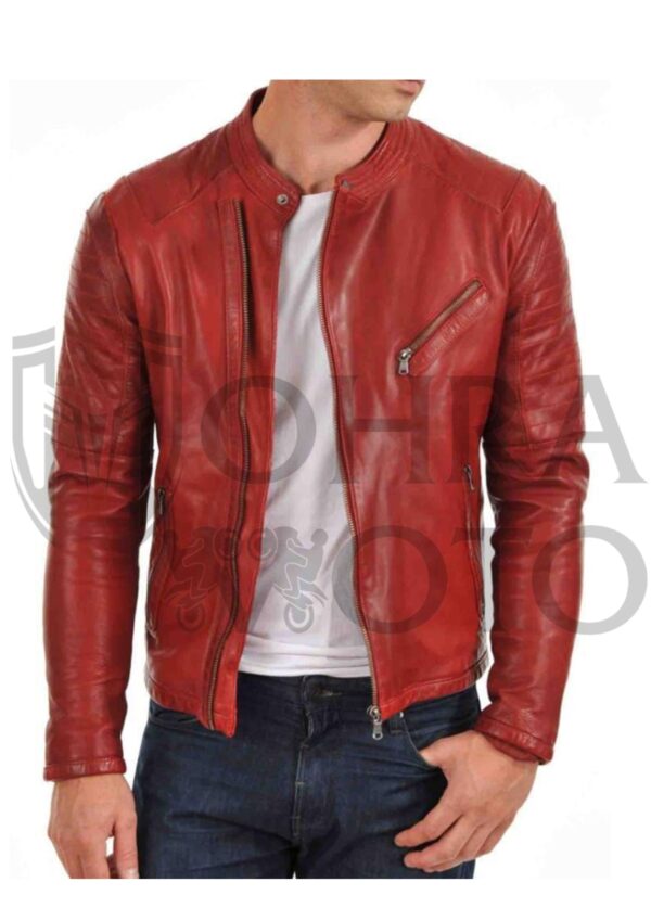 Quba Quilted Leather Jacket