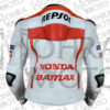 Marc Marquez Honda Repsol MotoGP 2013 Unisex Motorbike Racing Leather Jacket - Image 3