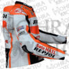 Marc Marquez Honda Repsol MotoGP 2023 Unisex Motorbike Racing Leather Jacket - Image 3