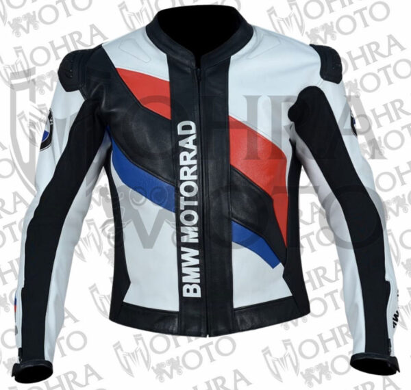 BMW Motorrad Cowhide Leather Track/Street Racing Unisex Motorbike Jacket