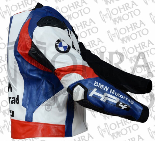 BMW Motorrad HP4 Race Track/Street Biker Racing Unisex Motorbike Leather Jacket - Image 3