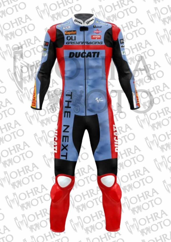 Fabio Di Giannantonio Sky Blue Ducati Leather Suit 2022