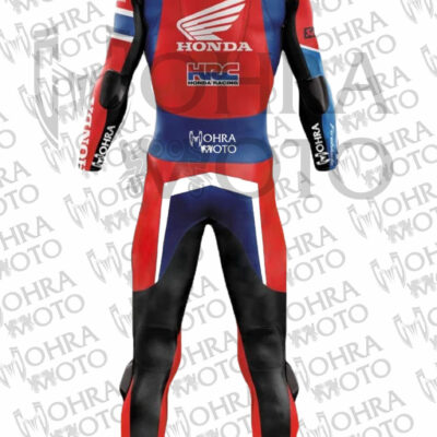 Xavi Vierge Honda Red Motorcycle Leather Suit 2022