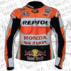 Marc Marquez Honda Repsol MotoGP 2023 Unisex Motorbike Racing Leather Jacket