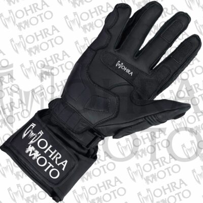 Mohra Moto Evo Black Motorbike Racing Gloves