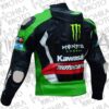 Kawasaki Monster Energy Track/Street Racing Unisex Motorbike Leather Jacket - Image 3