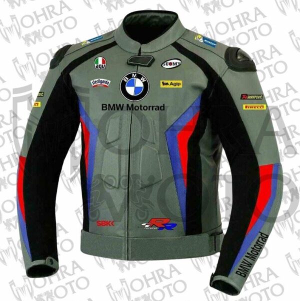 S1000RR BMW Motorrad Cowhide Leather Track/Street Racing Unisex Motorbike Jacket