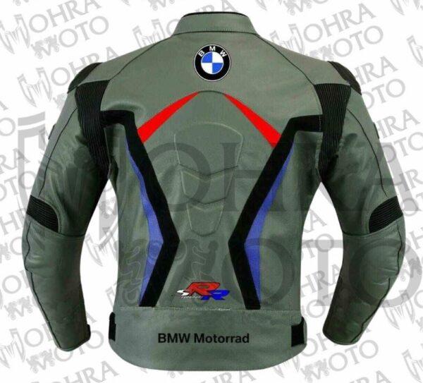 S1000RR BMW Motorrad Cowhide Leather Track/Street Racing Unisex Motorbike Jacket - Image 2