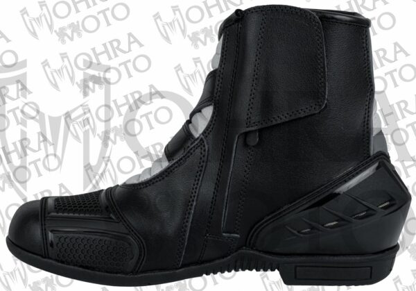 Mohra Moto Nitro Black Motorbike Racing Boots - Image 3