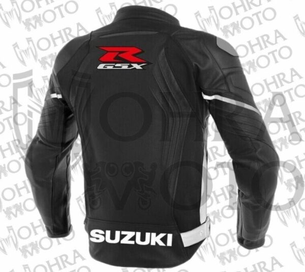 Suzuki GSXR Track/Street Biker Racing Unisex Motorbike Leather Jacket - Image 2