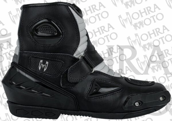 Mohra Moto Nitro Black Motorbike Racing Boots - Image 2