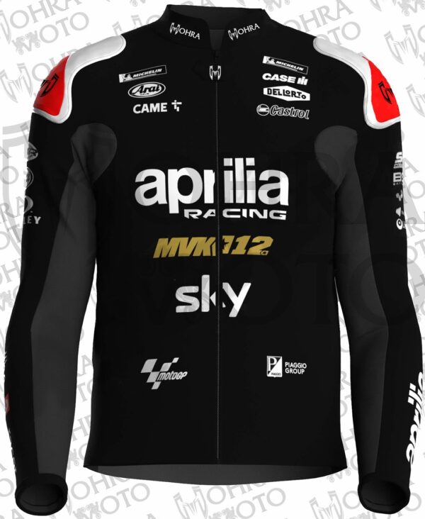 Maverick Vinales Moto 2024 Aprilia Race Jacket