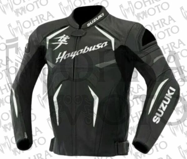 Suzuki HAYABUSA Track/Street Biker Racing Unisex Motorbike Leather Jacket