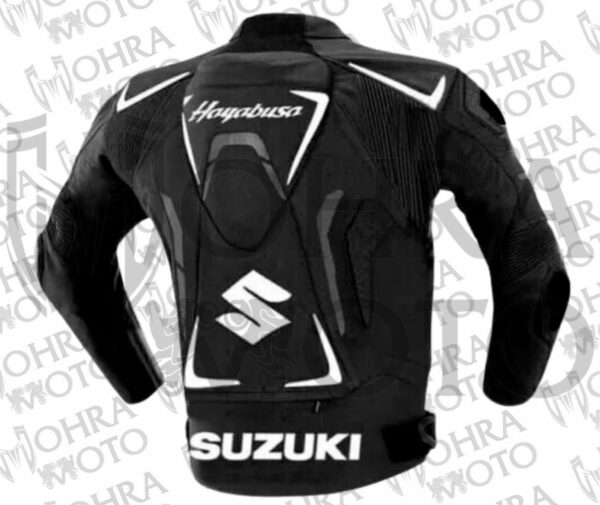 Suzuki HAYABUSA Track/Street Biker Racing Unisex Motorbike Leather Jacket - Image 2