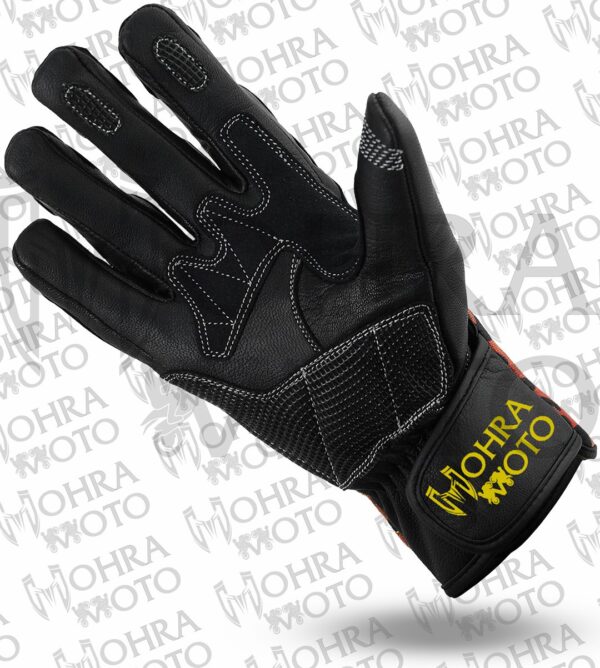 Mohra Moto Flame Motorbike Racing Gloves - Image 5