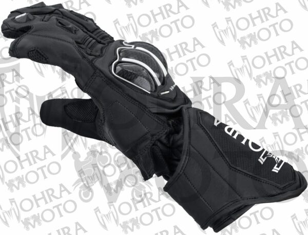 Mohra Moto Evo Black Motorbike Racing Gloves - Image 5