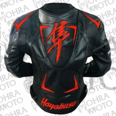 Suzuki HAYABUSA Cowhide Leather (Track/Street) Racing Unisex Motorbike Jacket