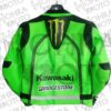 Kawasaki MotoGP Cowhide Leather Track/Street Racing Unisex Motorbike Jacket - Image 2