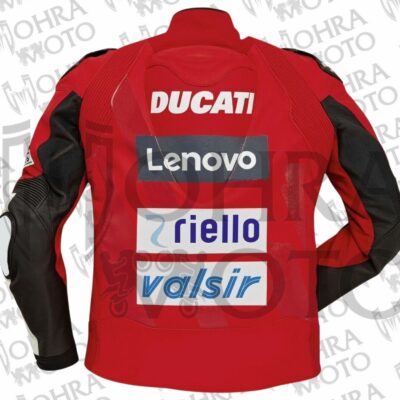 Ducati Moto GP Cowhide Leather (Track/Street) Racing Unisex Motorbike Jacket