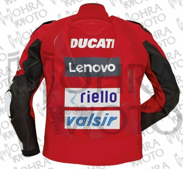 Ducati Moto GP Cowhide Leather (Track/Street) Racing Unisex Motorbike Jacket - Image 2