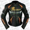 Suzuki HAYABUSA Cowhide Leather Jacket Unisex Racing Motorbike Leather Jacket