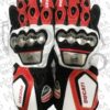 Ducati Track/Street Pre-Curved Professional Unisex Motorbike Leather Gloves