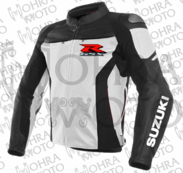 Suzuki GSXR Track/Street Motorcycle Racing Unisex Motorbike Leather Jacket