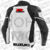Suzuki GSXR Track/Street Motorcycle Racing Unisex Motorbike Leather Jacket - Image 2