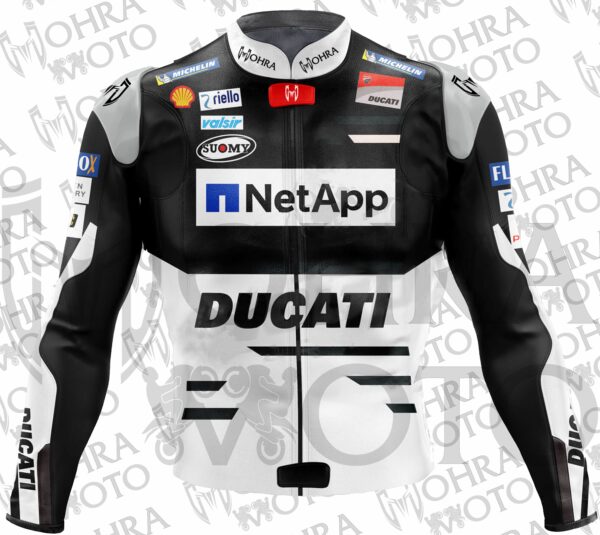 Ducati Andrea Dovizioso 2018 Black Motorbike Jacket