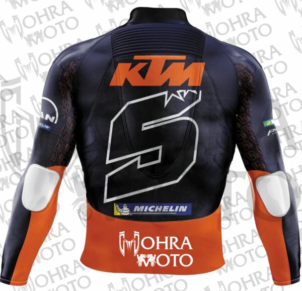 Ktm Johann Zarco 2018 Custom Motorbike Jacket - Image 2