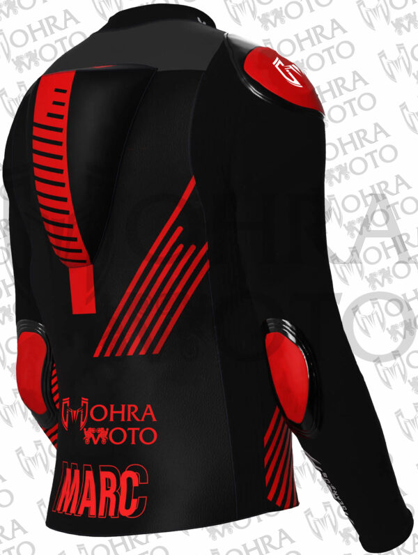 Marc Marquez 2024 Leather Motorcycle Racing Jacket - Image 4