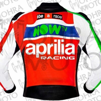 Aprilia Racing MotoGP Track/Street Racing Unisex Motorbike Leather Jacket