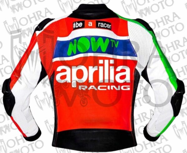 Aprilia Racing MotoGP Track/Street Racing Unisex Motorbike Leather Jacket - Image 2