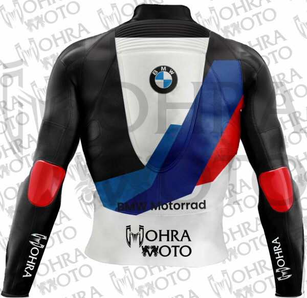 BMW Dyno S1 Leather Moto Race Jacket - Image 2