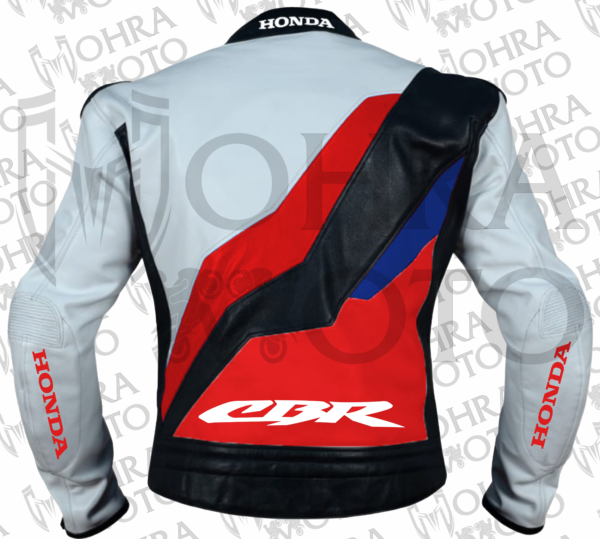 Honda CBR Track/Street Motorcycle Racing Unisex Motorbike Leather Jacket - Image 2