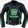 Kawasaki Monster Energy Motorcycle Racing Unisex Motorbike Leather Jacket
