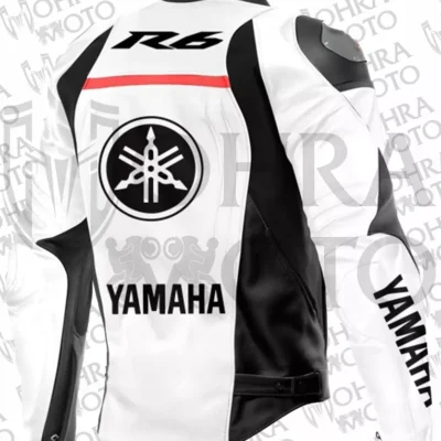 Yamaha R6 Track/Street Motorcycle Racing Unisex Motorbike Leather Jacket