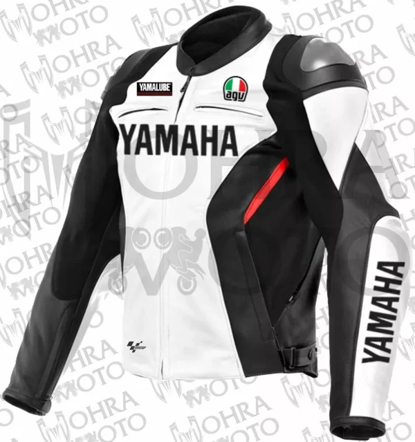 Yamaha R6 Track/Street Motorcycle Racing Unisex Motorbike Leather Jacket