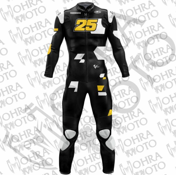 Raul Fernandez Aprilia Test Motorcycle Black Leather Suit