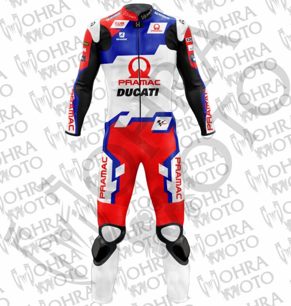 Jorge Martin Ducati Biker White Leather Suit