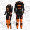 Jack Miller KTM Red Bull 2024 Moto Racing Suit – Black and Orange