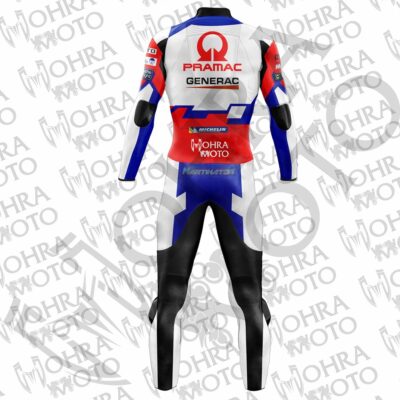 Jorge Martin Ducati Biker White Leather Suit