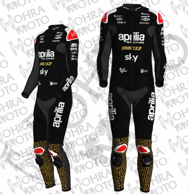 Maverick Vinales Winter Test 2024 Aprilia Racing Suit