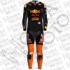 Jack Miller KTM Red Bull 2024 Moto Racing Suit – Black and Orange - Image 3