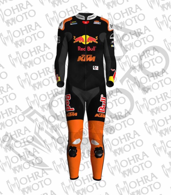 Jack Miller KTM Red Bull 2024 Moto Racing Suit – Black and Orange - Image 3